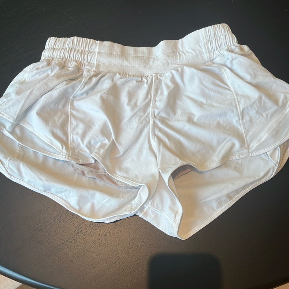 lululemon athletica White Athletic Shorts